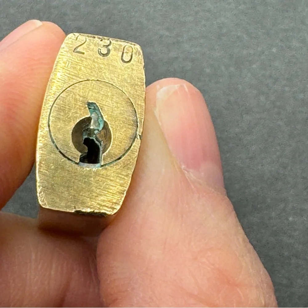 Louis Vuitton Brass 230 Padlock  No Key - Picture 3 of 3